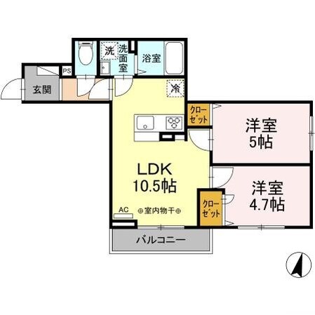 Garden大黒屋の物件間取画像